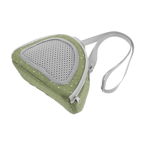 UKCOCO Little Pet Cross-Pack Hamsterbeutel Tragbare Hamstertasche Tragetasche Hamster -trägertasche Hasenträger Tasche Für Hamster Atmungsaktive Hasentrage Haustüte Polyester Olive Green von UKCOCO