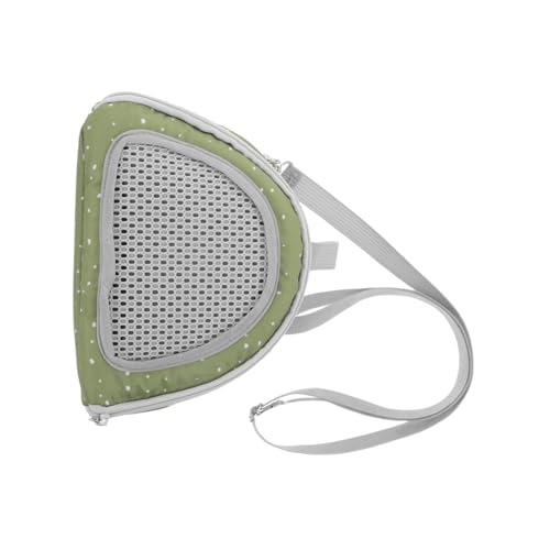 UKCOCO Little Pet Cross-Pack Tragbare Tragetasche Für Haustiere Tragetuch Für Tiere Reisetasche Für Haustiere Hasenträger Haustierbedarf Frettchenträger Haustüte Oxford-Stoff Olive Green von UKCOCO