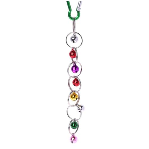 UKCOCO Bunte Glocke Spielzeug Vogel Metall Papagei Spielzeug Für Käfig Garten Zufällige Farbe UKCOCO Bunte Glocke Spielzeug Vogel Metall Papagei Spielzeug Für Käfig Garten Zufällige Farbe von UKCOCO