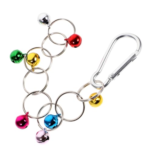 UKCOCO Mini Glocke Decor Metall Papagei Spielzeug Hängen Vogel Spielzeug Holz Für Käfig Zufällige Farbe UKCOCO Mini Glocke Decor Metall Papagei Spielzeug Hängen Vogel Spielzeug Holz Für Käfig Zufällige Farbe von UKCOCO