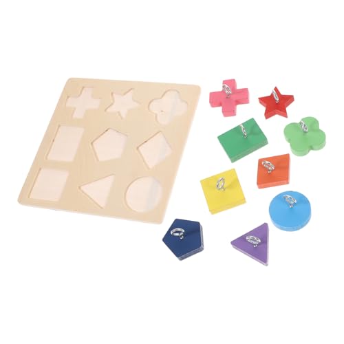 UKCOCO Papagei-Block- interaktives funnytoys Funny Toys Hirse für Vögel Papageien-Puzzlespielzeug Ara Papagei spielt pädagogisches Papageienspielzeug Hölzern von UKCOCO