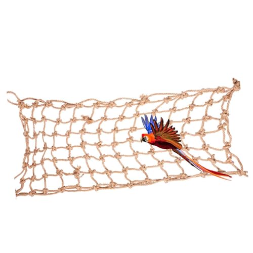 UKCOCO Papagei Kletternetz Seil Große Spielzeuge Papageien Papagei Käfig Vogel Leiter Haustier Papagei Hängenetz UKCOCO Papagei Kletternetz Seil Große Spielzeuge Papageien Papagei Käfig Vogel Leiter Haustier Papagei Hängenetz von UKCOCO