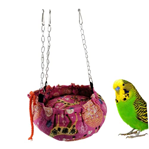 UKCOCO Papagei hängende Hängematte vogelkäfig zubehör vogelzubehör für käfig Vogelhäuschen Hamster Netz Vogelbarsch Schlafsack Hängematte für Haustiere Haustier hängendes Bett UKCOCO Papagei hängende Hängematte vogelkäfig zubehör vogelzubehör für käfig Vogelhäuschen Hamster Netz Vogelbarsch Schlafsack Hängematte für Haustiere Haustier hängendes Bett von UKCOCO
