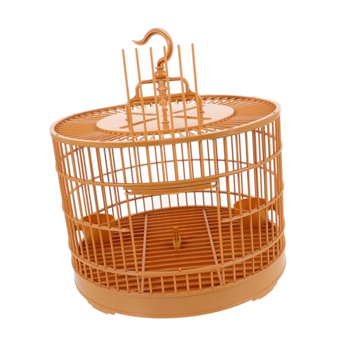 UKCOCO Papageien Vogelkäfig Klein Zum Aufhängen Dekoration Für Vögel Im Freien Vintage Vogelkäfig Montiert Für para Kunststoffkäfig Kunststoff Vogelnest Kunststoff Vogelkäfige von UKCOCO