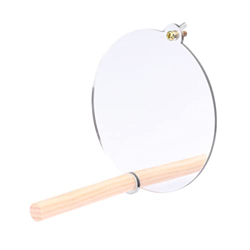UKCOCO Holzständer Mit Spiegel Für Papageien Spielzeug Für Vögel Montagezubehör Für Käfige Natürlicher Holz Und Kunststoffmix Für Wellensittiche Und Nymphensittiche Beige Khaki UKCOCO Holzständer Mit Spiegel Für Papageien Spielzeug Für Vögel Montagezubehör Für Käfige Natürlicher Holz Und Kunststoffmix Für Wellensittiche Und Nymphensittiche Beige Khaki von UKCOCO