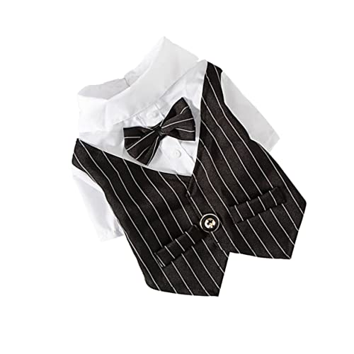 UKCOCO Party-hundekleid Ups Hundekostüme Für Große Hunde Luxus-hundekleidung Katze Hunde-Outfit Kleidung Für Haustieranzüge Pet-Anzug-kostüm Hund Kleid Tuch Kleid Für Haustieranzüge Black von UKCOCO