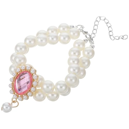 UKCOCO Perlenkette Für Haustiere Hundehalsketten Für Kleine Hunde Hundehalskette Für Mädchen Hundehalsband Halskette Für Mädchen Hundehalskette Hundeschmuck Verstellbare UKCOCO Perlenkette Für Haustiere Hundehalsketten Für Kleine Hunde Hundehalskette Für Mädchen Hundehalsband Halskette Für Mädchen Hundehalskette Hundeschmuck Verstellbare von UKCOCO