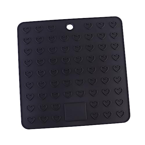 UKCOCO Pet Feeding Pad Aus Silikon Fressmatte Für Hunde Und Welpen Kreative Leckmatte Schwarz rutschfest Leicht Zu Reinigen Für Schmackhafte Snacks Und Training UKCOCO Pet Feeding Pad Aus Silikon Fressmatte Für Hunde Und Welpen Kreative Leckmatte Schwarz rutschfest Leicht Zu Reinigen Für Schmackhafte Snacks Und Training von UKCOCO