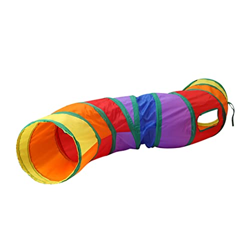 UKCOCO Pet-Tube- Faltbarer katzentunnel Katzenspielzeug faltbar Katzentunnel Polyester Katzenrätsel Interaktives Katzenspielzeug Haustierbedarf für Haustiere Colorful von UKCOCO