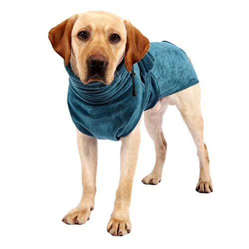 UKCOCO Plüschige Robe Hundedusche Bad Welpe Hündchen Hundehandtücher Für Kleine Hunde Trocknen Hund Cool Waschbar Haustier Hunde-Pyjama Hundepullover Klein von UKCOCO