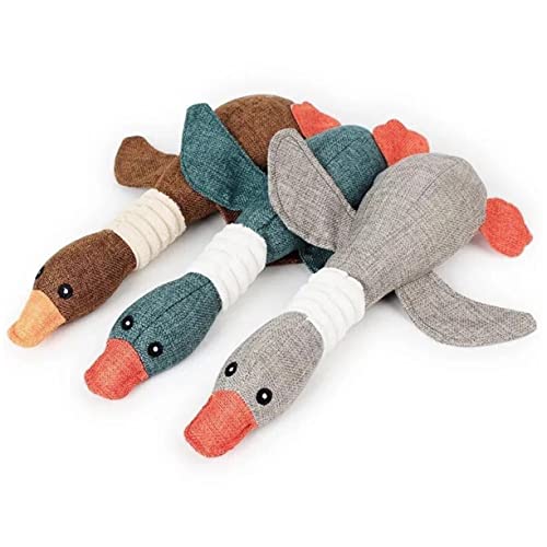 UKCOCO Puppy Teething Toy Sounding Toy Dogman Toys Puppy Interactive Toys Sound Toy for Dogs Training Pet Products Plush Toy Dark Grey Chew Pet Supplies Chew Toys Dog Chew Toys von UKCOCO