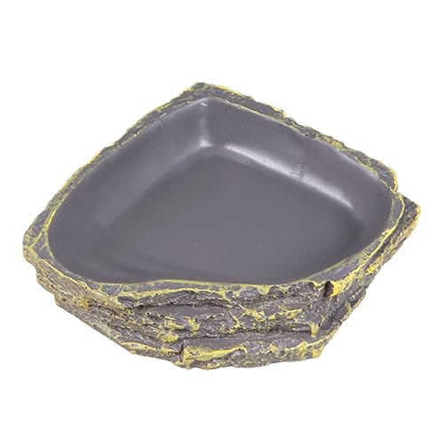 UKCOCO Thicken Bowl Reptile Feeding Bowl Wasserschale Für Schildkröten Eidechsen Und Andere Reptilien Mit Sanften Steigungen Für Klettern Pflegeleicht Und Platzsparend UKCOCO Thicken Bowl Reptile Feeding Bowl Wasserschale Für Schildkröten Eidechsen Und Andere Reptilien Mit Sanften Steigungen Für Klettern Pflegeleicht Und Platzsparend von UKCOCO