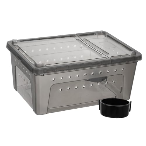 UKCOCO Reptilien Zuchtbox aus Kunststoff mit Belüftung für Bartagame Schildkröten und Insekten Transparente Terrarien Box mit Optimalem Volumen Feuchtigkeitsbeständig Langlebig und UKCOCO Reptilien Zuchtbox aus Kunststoff mit Belüftung für Bartagame Schildkröten und Insekten Transparente Terrarien Box mit Optimalem Volumen Feuchtigkeitsbeständig Langlebig und von UKCOCO