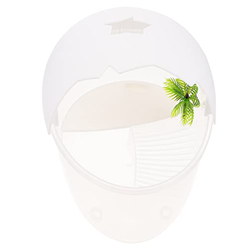 UKCOCO Schildkrötenbecken Mit Sonnenplattform Reptilien-Terrarium Aus Hochwertigem Pp-Material Geeignet Für Kleine Schildkröten Und Andere Haustiere Sicher Und Langlebig von UKCOCO