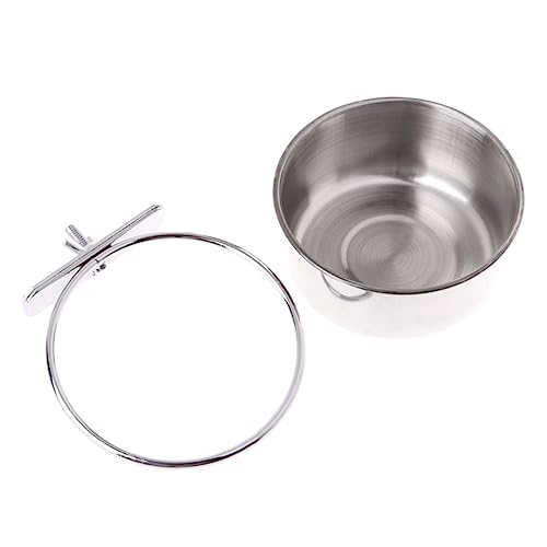 UKCOCO Schüssel für Papagei Container Schüsseln Wasser Hundenäpfe Käfig Tasse Hundenapf im Freien Papageifutter Futternapf für Haustiere Futternapf für Vögel Papageienfütterung Silver UKCOCO Schüssel für Papagei Container Schüsseln Wasser Hundenäpfe Käfig Tasse Hundenapf im Freien Papageifutter Futternapf für Haustiere Futternapf für Vögel Papageienfütterung Silver von UKCOCO