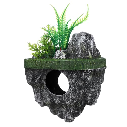 UKCOCO Schwebender Aquarium Stein Fischversteck aus Resin Künstliche Schwimmende Höhle für Naturnahe Aquarienlandschaft Langlebiges Fischversteck Wasserschutzfreundlich Dekoration für UKCOCO Schwebender Aquarium Stein Fischversteck aus Resin Künstliche Schwimmende Höhle für Naturnahe Aquarienlandschaft Langlebiges Fischversteck Wasserschutzfreundlich Dekoration für von UKCOCO
