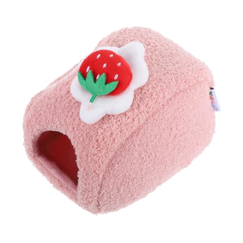 UKCOCO Schweizer Roll Hamster Hideout House Cosy Cotton Nest Für Winter Hamster Shelter Leicht Zu Pflegen Für Kleine Tiere Hamsterzubehör von UKCOCO
