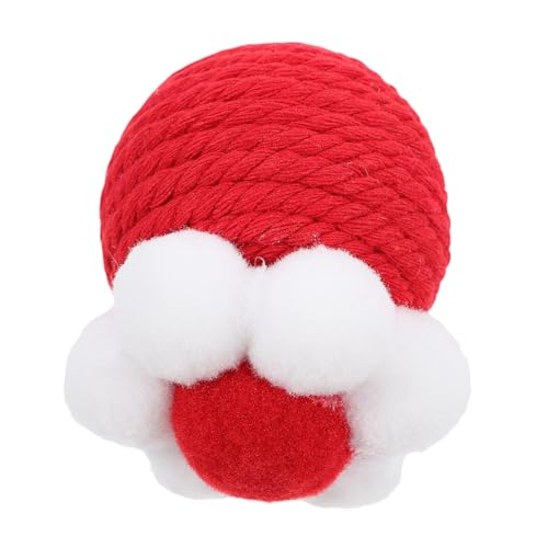 UKCOCO Sisal Ball Katzen Katzenspielzeug mit Geräusch für Katzen rollende Kugel der Katze Kätzchen Beiß Sisal- -Kugel Katze Kratzkugel Baumwollseil rot UKCOCO Sisal Ball Katzen Katzenspielzeug mit Geräusch für Katzen rollende Kugel der Katze Kätzchen Beiß Sisal- -Kugel Katze Kratzkugel Baumwollseil rot von UKCOCO