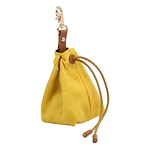 UKCOCO Snackbeutel aus Strapazierfähigem Material Praktische Futtertasche für Hundetraining Kordelzugverschluss für Leckerlis und Snacks Unterwegs von UKCOCO