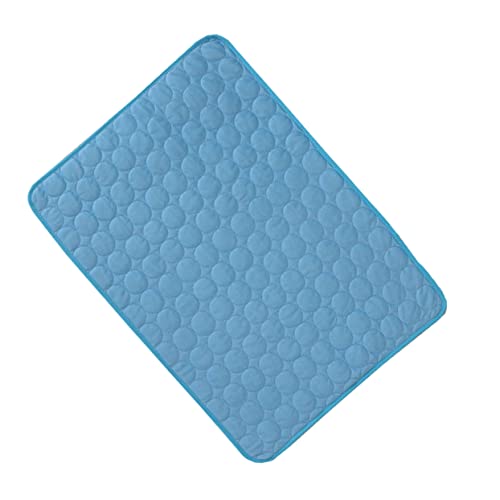 UKCOCO Sommerkühlmatte für Haustiere hundebett hundebett Kühlbett für Hunde Coole Matte für Hunde Hundebett abnehmbar hundebetten kühlkissen Hund Sommermatte Sommer kühlmatte Sky-Blue von UKCOCO