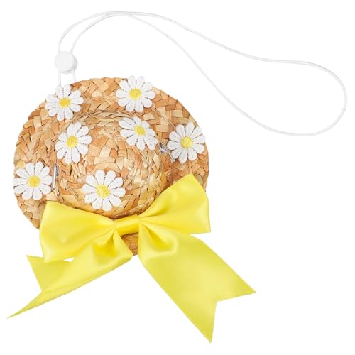 UKCOCO Süße Mütze Für Haustier Mini-Sombrero Strohhut Hundemützen Für Kleine Hunde Sonnenschutzhut Für Hund Katze Gewebter Hut Hundespielzeug Kleine Hunde Bambus Kätzchen Dropshipping UKCOCO Süße Mütze Für Haustier Mini-Sombrero Strohhut Hundemützen Für Kleine Hunde Sonnenschutzhut Für Hund Katze Gewebter Hut Hundespielzeug Kleine Hunde Bambus Kätzchen Dropshipping von UKCOCO