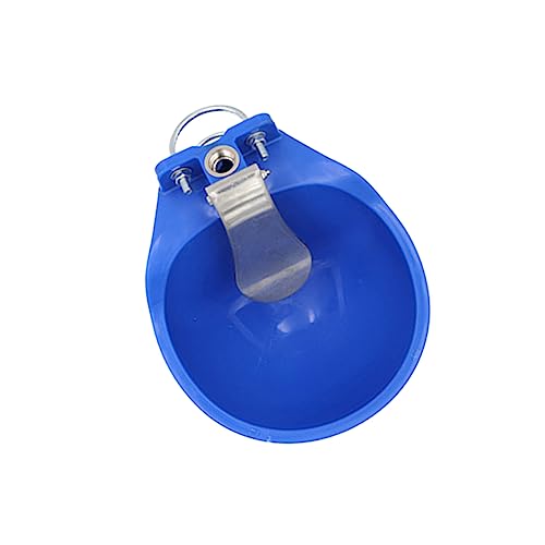 UKCOCO Tierwasserer Trinker Katzenwasserschale Haustierwasserschale Hundenäpfe wasserspender für Hunde hundetrinkbrunnen Wasserschale für Nutztiere Bauernhof Wasserschale Kuhtränke Blue von UKCOCO