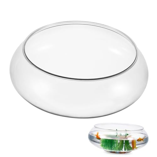 UKCOCO Transparentes Desktop Aquarium aus Bruchsicherem Kunststoff Dekoratives Betta und Goldfischglas für Büro Zuhause und Garten Stilvolles Fischbecken für Pflanzen und UKCOCO Transparentes Desktop Aquarium aus Bruchsicherem Kunststoff Dekoratives Betta und Goldfischglas für Büro Zuhause und Garten Stilvolles Fischbecken für Pflanzen und von UKCOCO