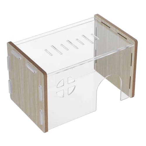 UKCOCO Transparentes Versteck Für Hamster Dusche Badewanne Lebensraum Für Ratten Verstecken Für Hamster Hamsterhütte Hamster Aus Innenhamster Hamsterhaus Für Den Haushalt Acryl UKCOCO Transparentes Versteck Für Hamster Dusche Badewanne Lebensraum Für Ratten Verstecken Für Hamster Hamsterhütte Hamster Aus Innenhamster Hamsterhaus Für Den Haushalt Acryl von UKCOCO