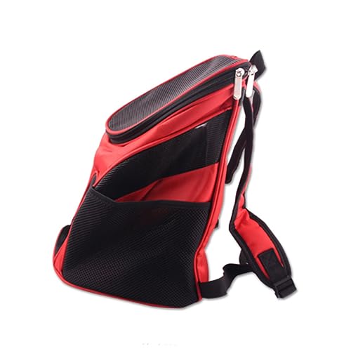 UKCOCO Transportbox für Katze Haustier Träger Bausatz pet Backpack Dog Backpack Dog Carrier Backpacks katzenrucksack Aufbewahrungstasche für Katzentransporter rot von UKCOCO