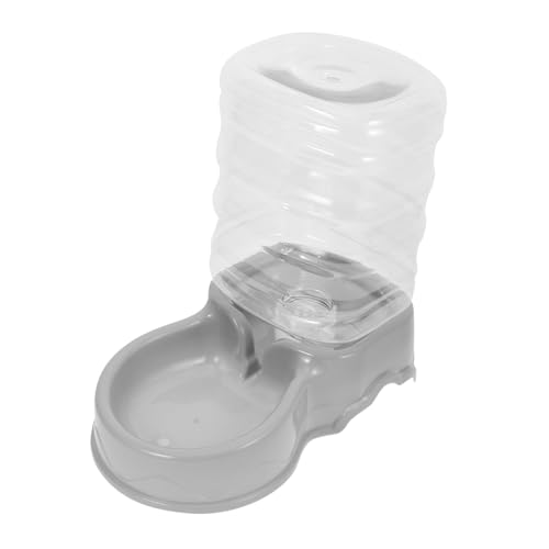 UKCOCO Trinkbrunnen für Haustiere groß Flasche Wasser Dual Tülle Katzenfutterspender für Wohnungskatzen Katzenfutter und Futterspender Futternapf Hundefutter Plastik Grey UKCOCO Trinkbrunnen für Haustiere groß Flasche Wasser Dual Tülle Katzenfutterspender für Wohnungskatzen Katzenfutter und Futterspender Futternapf Hundefutter Plastik Grey von UKCOCO