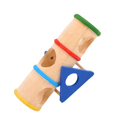 UKCOCO Tunnelspielzeug Für Kleine Haustiere Hamsterspielzeug Plüsch Tierspielzeug Hamster Hamsterröhrenspielzeug Haustierbedarf Pet-Tube- Bambus von UKCOCO