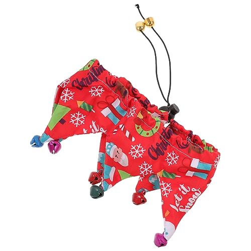UKCOCO Verstellbares Katzenhalsband mit Weihnachtsmuster Glocke Leichtes Hautfreundliches Material für Kätzchen und Indoor Katzen Festliches Accessoire für Haustierpartys UKCOCO Verstellbares Katzenhalsband mit Weihnachtsmuster Glocke Leichtes Hautfreundliches Material für Kätzchen und Indoor Katzen Festliches Accessoire für Haustierpartys von UKCOCO