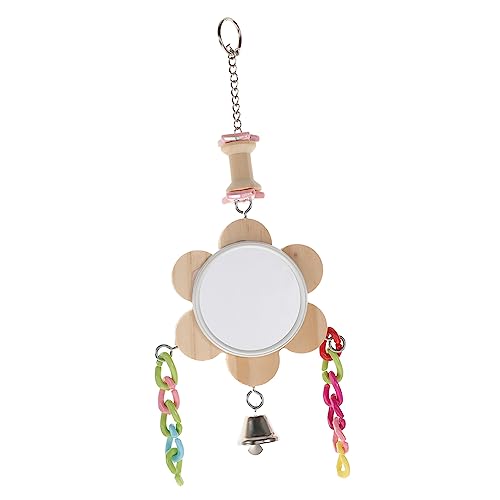 UKCOCO Vogel Spiegel Kaninchen Papageienspiegel für Käfig Ratte wellensittiche spielsachen wellensittich- Vogel-Hängespiegel Spiegelschaukel für Papageien die Klingel Colorful UKCOCO Vogel Spiegel Kaninchen Papageienspiegel für Käfig Ratte wellensittiche spielsachen wellensittich- Vogel-Hängespiegel Spiegelschaukel für Papageien die Klingel Colorful von UKCOCO