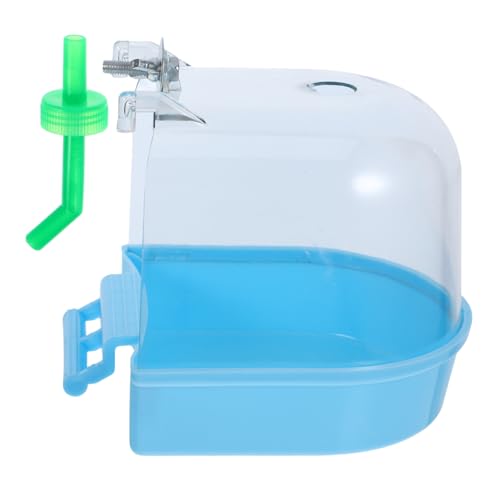 UKCOCO Hängendes Vogelbad - Vogelbadewanne Papageien-duschbox Vogelbadebox Sittichbad Auslaufsicher & von UKCOCO