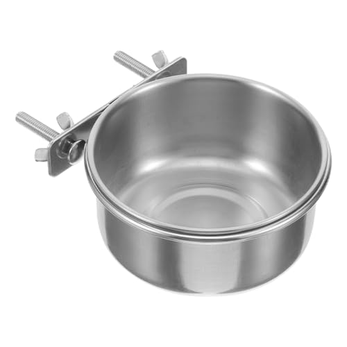 UKCOCO Vogelfutter Und Wassernapf Mit Doppelter Schraubenklemme Für Käfige Hygienisches Design Für Wellensittiche Nymphensittiche Sittiche Und Kleintiere UKCOCO Vogelfutter Und Wassernapf Mit Doppelter Schraubenklemme Für Käfige Hygienisches Design Für Wellensittiche Nymphensittiche Sittiche Und Kleintiere von UKCOCO