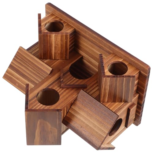 UKCOCO Vogelnest-Ornamente aus Holz Kolibri-Vogelhaus intelligenter Vogelhäuschen Vogelhütte Vogel Stehen Vogelhäuschen für Wildvögel Sittich Nest hölzern Coffee UKCOCO Vogelnest-Ornamente aus Holz Kolibri-Vogelhaus intelligenter Vogelhäuschen Vogelhütte Vogel Stehen Vogelhäuschen für Wildvögel Sittich Nest hölzern Coffee von UKCOCO
