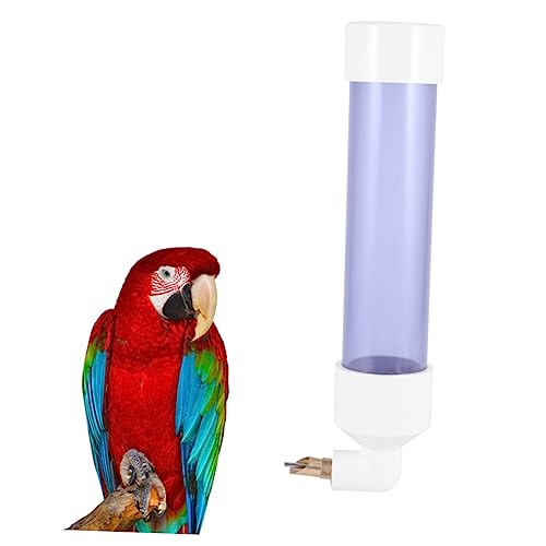 UKCOCO Vogeltränke wasserbecken wasserwanne Vogeltrinkflasche Vogeltrinknapf automatisch Papagei Vogelfütterer Futterspender Vogelfutterstation wasserflasche Trinkwasser Wasserkocher Blue von UKCOCO