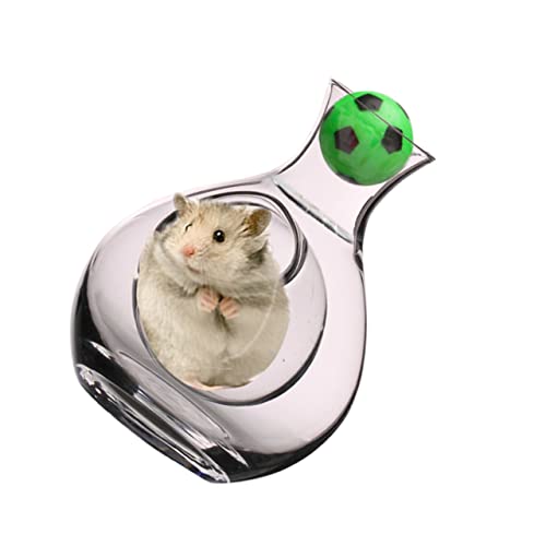 UKCOCO Hamster Kühlhaus Aus Glas Transparentes Wärmeableitendes Nest Für Kleine Haustiere Für Zwerghamster Und Meerschweinchen Stylish Und Stabil Für Dekoration Und Komfort von UKCOCO