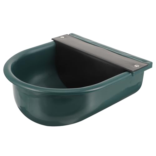UKCOCO Wassernapf Haustier Slow Feeder Hundenapf Spender für Wassernapf für Hunde hundenassfutter hundefutter Vieh Werkzeug Automatischer Wasserspender für Hunde Plastik Dark Green von UKCOCO