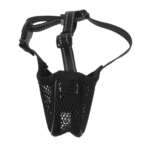 UKCOCO Weiche Mesh Mündung Für Große Verstellbare Barking Mundabdeckung Atmungsaktivem Luftgitter Für Optimalen Und Schutz UKCOCO Weiche Mesh Mündung Für Große Verstellbare Barking Mundabdeckung Atmungsaktivem Luftgitter Für Optimalen Und Schutz von UKCOCO