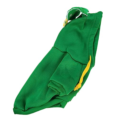 UKCOCO Weihnachtliches Haustier Sweatshirt mit Kordelzug Grün Weicher Komfortabel und Hautfreundlich Mittelgroße Hunde und Katzen Festliches Kostüm für Cosplay Party und Familienfotos von UKCOCO
