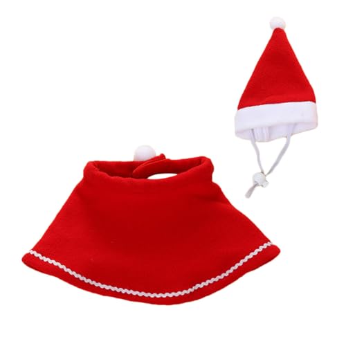 UKCOCO Weihnachts Hundekap Anzug für Haustiere Lustiges Cosplay Kostüm für Katzen Outfit für Besondere Anlässe und Outdoor Aktivitäten von UKCOCO