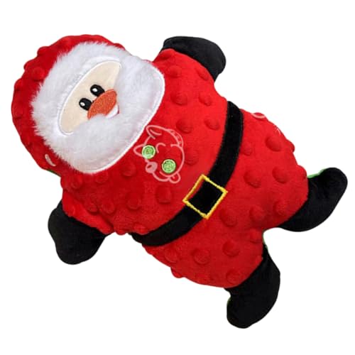 UKCOCO Weihnachts Plüschhundespielzeug Santa Claus Form Langlebig Sicherer Kauspielspaß für Welpen und Kleine Hunde gegen Langeweile und Stress Leicht zu Verstauen UKCOCO Weihnachts Plüschhundespielzeug Santa Claus Form Langlebig Sicherer Kauspielspaß für Welpen und Kleine Hunde gegen Langeweile und Stress Leicht zu Verstauen von UKCOCO