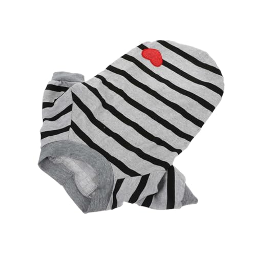 UKCOCO Welpe Cool Rassen Sommer für Kühlung Atmungsaktiv Stoff Haustier Hunde-T-Shirt Hundehemd Heimtierbedarf Hundekleidung Hunde-Outfit entzückendes Hundeshirt Baumwolle von UKCOCO