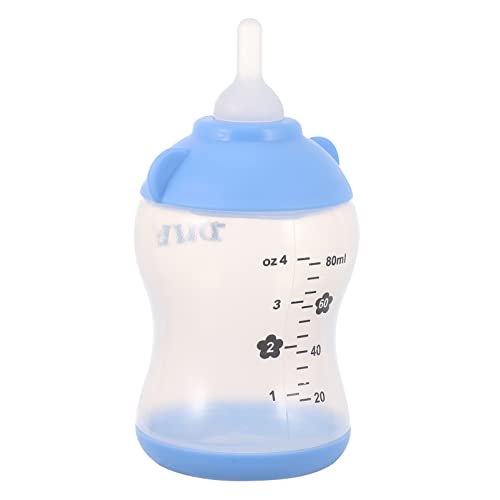 UKCOCO Welpen-Stilflaschenset, 80 ml Haustier-Milchflaschen in Kürbisform, Haustier-Futterflasche für Neugeborene und Katzen, Fütterungsflasche für kleine Tiere, Milch-Werkzeug von UKCOCO