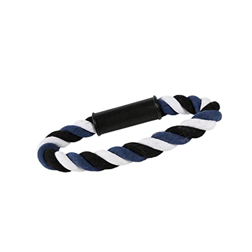 UKCOCO Zahnreinigungsspielzeug Haustier Hundezubehör Welpenspielzeug zur Bereicherung von Hunden Zahnen kauen Kauspielzeug aus Baumwolle Kauringe für Welpen Pet Knot Toy Blau UKCOCO Zahnreinigungsspielzeug Haustier Hundezubehör Welpenspielzeug zur Bereicherung von Hunden Zahnen kauen Kauspielzeug aus Baumwolle Kauringe für Welpen Pet Knot Toy Blau von UKCOCO