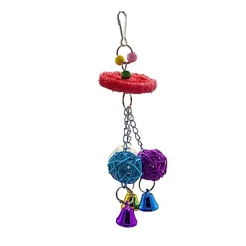 UKCOCO Loofah-Schwamm Rattanball Spielzeug Für Papageien Kau Und Spielzeug Für Kleine Vögel Fördert Spaß Und Farbe Zufällig UKCOCO Loofah-Schwamm Rattanball Spielzeug Für Papageien Kau Und Spielzeug Für Kleine Vögel Fördert Spaß Und Farbe Zufällig von UKCOCO
