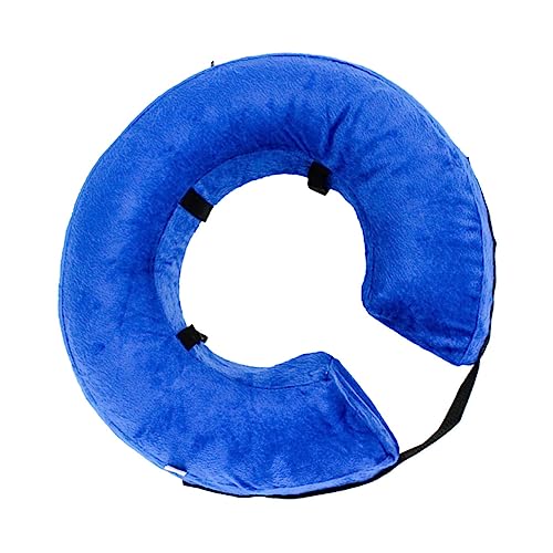 UKCOCO aufblasbares Halsband für Haustiere Hundehalsband Schildkragen für Haustiere Blue von UKCOCO