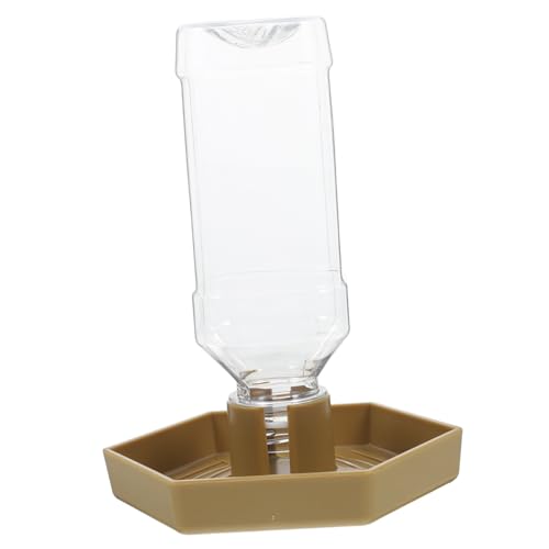 UKCOCO automatische Wasserzufuhr Schildkröte Wasserschale Schildkröte Wasserspender Schildkrötenwasserschale Feeder Reptilienpanzerzubehör Turtle Feeder Abs von UKCOCO
