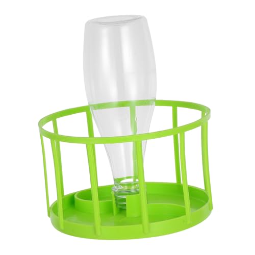 UKCOCO automatische Wasserzufuhr dekorative Speiseteller Bartagame Futternapf Wassernapf für Reptilien Futternapf für Haustiere langlebiges Speisegeschirr Abs Light Green von UKCOCO